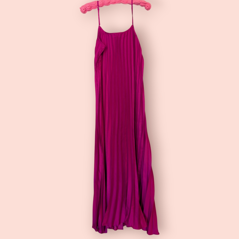 MELLODAY Pink Maxi Sundress with Spaghetti Straps - Picture 2 of 3